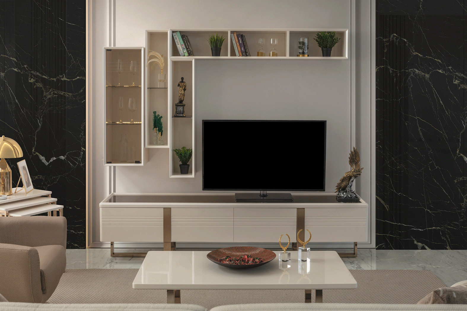 Oslo  Tv Ünitesi - Modern TV Ünitesi | Yapı Mobilya - Görsel 1
